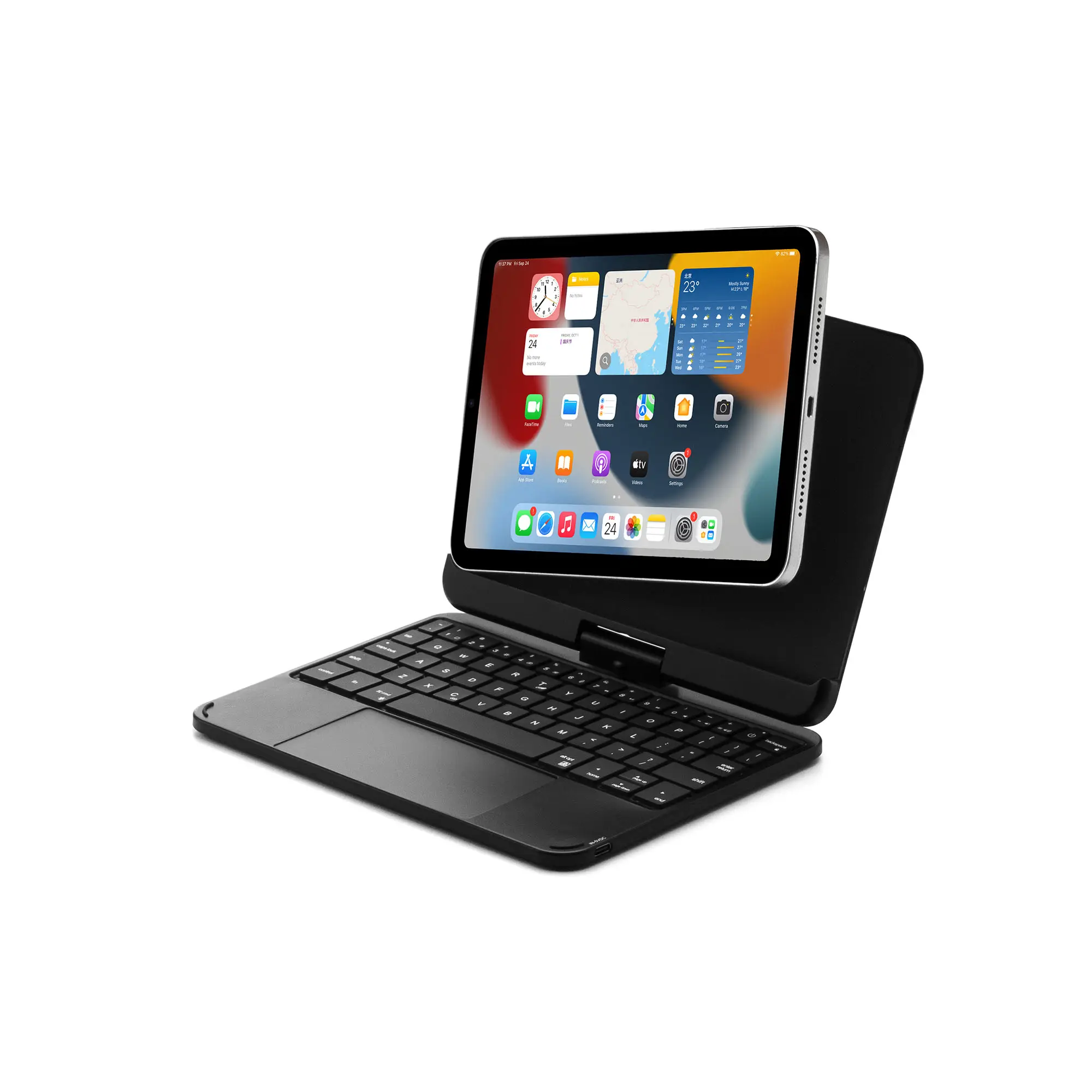 2022 New magnetic magic style backlit keys wireless touchpad keyboard case for ipad mini6 8.3 inch ABS material