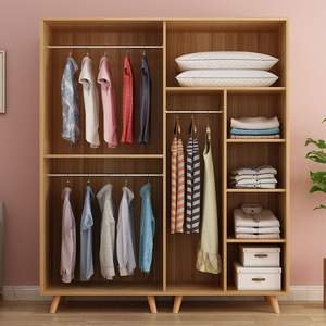 Armadio semplice moderno pannello di pannelli di particelle in melamina armadio armadio armadio armadi camera da letto armadi - Product Image 3