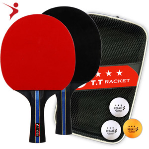 REGAIL — raquettes de Tennis de Table 3 étoiles, 7 couches, en bois <span class=keywords><strong>noir</strong></span>, ensemble de <span class=keywords><strong>ping</strong></span>-<span class=keywords><strong>Pong</strong></span> haute Performance avec Premium - Product Image 6