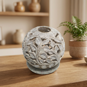 Boule de Pierre Souple de Haute Qualité, Objet Décoratif pour Table de Maison, Design Antique - Product Image 2