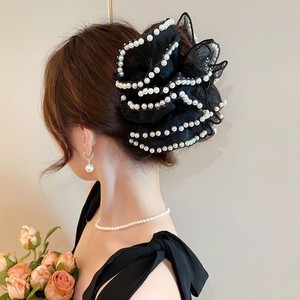 Vente en gros de pinces à cheveux en tulle multicouche surdimensionnées multicolores, grandes pinces à mâchoires antidérapantes, accessoires pour cheveux de mariée - Product Image 3