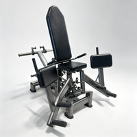 Machine à abductions des hanches assise à charge libre en acier, équipement de musculation commercial pour l'entraînement des adducteurs et des fessiers