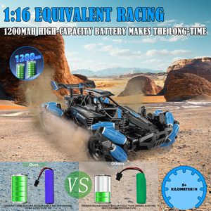 <span class=keywords><strong>Voiture</strong></span> de course <span class=keywords><strong>télécommandée</strong></span> Wi-Fi SOYANG à l'échelle 1:16, 4 roues motrices, pour enfants, jouet de piste intérieure/extérieure - Product Image 4