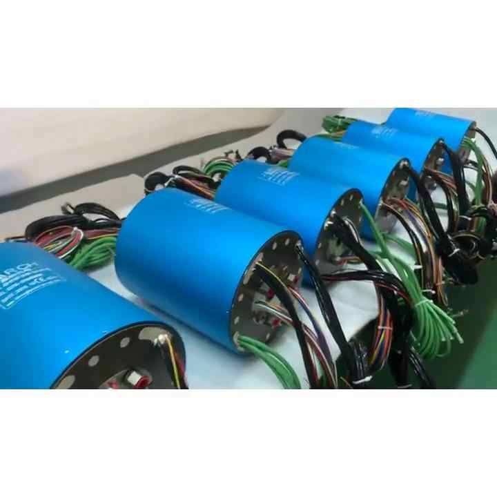 high speed 5000rpm rotary joint slip ring,bore 38.