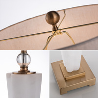 Lampe de bureau led croix simple en marbre, style chinois, de chevet, lampe de chevet, décoration simple, nouveau