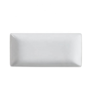 Plato <span class=keywords><strong>de</strong></span> <span class=keywords><strong>cerámica</strong></span> rectangular <span class=keywords><strong>de</strong></span> 10 pulgadas, plato <span class=keywords><strong>de</strong></span> cena <span class=keywords><strong>de</strong></span> porcelana blanca pura, OEM, <span class=keywords><strong>venta</strong></span> directa <span class=keywords><strong>de</strong></span> fábrica - Product Image 6