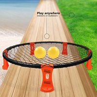 STRUE SPIKE01 Mini jeu de beach-volley, sports d'équipe, Spike Ball, certifié EN71, matériau PP, équipement de fitness pour adultes, pelouse