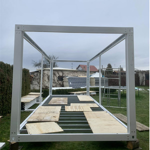 Kit de structure de <span class=keywords><strong>maison</strong></span> préfabriquée en acier, toit triangulaire, portable, petite <span class=keywords><strong>maison</strong></span>, 20 pieds, structure de <span class=keywords><strong>maison</strong></span> conteneur démontable en kit, <span class=keywords><strong>à</strong></span> <span class=keywords><strong>vendre</strong></span> - Product Image 5