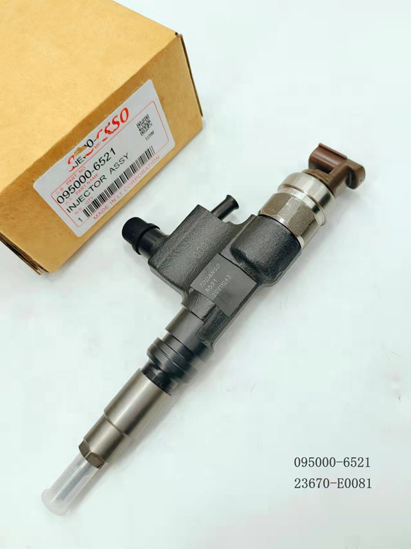 095000-6521 common rail injector 095000-6520 diesel fuel injector 23670-E0081 for HINO TOYOTA Dyna N04C
