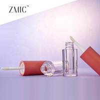 Tubes de brillant à lèvres en vrac de 2,5 ml, flacons transparents pour gloss, mini-flacons d'huile à lèvres vides, contenants en plastique pour rouge à lèvres liquide avec applicateur rotatif et pinceau