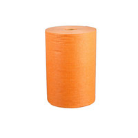 22 Mesh Wiederverwendbare Vliesstoff-Reinigungstücher Rolle Einfarbig - Orange Schnell Absorbierend Schnell Trocknend Küchen- und Haushaltsreinigungstuch