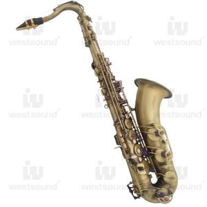 Saxofón Tenor de Venta Directa de Fábrica, Instrumento de Viento para Principiantes, Afinación Bb, Trompeta Occidental de Latón, Tono <span class=keywords><strong>Eb</strong></span>, Material de la Cabeza de Latón - Product Image 3
