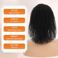 Queue de cheval bouclée afro en gros, extension de cheveux humains Remy à cordon, à enrouler, à clipser – Fournisseur de choix