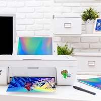 Vente en gros d'étiquettes en papier jet d'encre vide Make Oem Bon marché Ruban argenté Fabricant d'autocollants hologrammes Autocollants holographiques personnalisés en vinyle