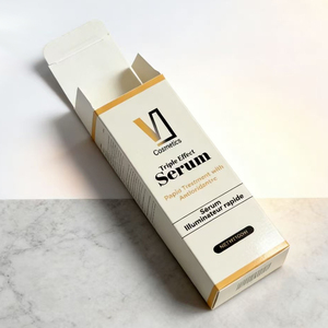 Factory Custom Gold Foil Printed Foldable White Card <b>Box</b> for Cosmetic <b>Box</b> Serum Facial Essence Packaging Paper <b>Box</b> - Product Image 4