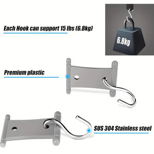 Ganchos para toldo de camping en forma de S, clips para colgar tiendas de campaña, colgadores de luces con agujeros para accesorios de caravanas - Product Image 5