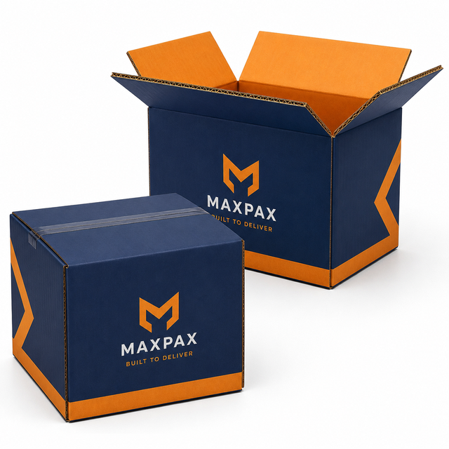 Wholesales Pantone Color Printing Colored Corrugated Boxes Heavy Duty Double Wall Corrugated Box for Smart Pet Feeder Shipping