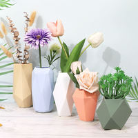 Moule en silicone de qualité alimentaire de luxe personnalisé pour vase à fleurs, utilisation extérieure, écologique, facile à nettoyer, ventouse pour plantes