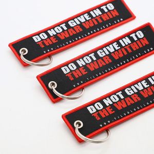 Porte-clés personnalisé en gros avec message inspirant pour les initiatives de soutien aux anciens combattants et aux communautés, souvenir de vol - Product Image 2