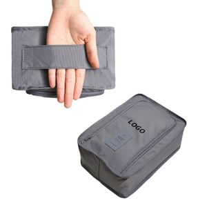 Portable Sport Custom Logo Dust Proof Zipper Waterproof <b>Shoe</b> <b>Storage</b> Bag for Travel - Product Image 1