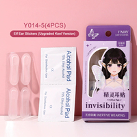 LMLTOP 1 Pack Correcteur d'oreilles cosmétique très vendu, Patchs d'oreilles d'elfe pour le soutien du lobe de l'oreille, Correction verticale pour le maquillage