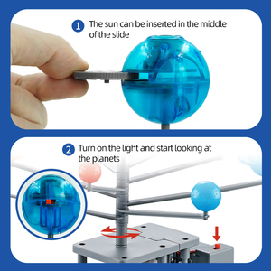 Giocattolo Educativo STEM Zhorya, Proiettore 3D Rotante del Sistema Solare e dei Pianeti - Product Image 5
