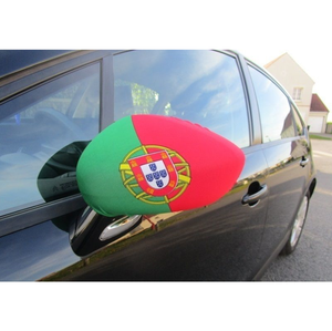 Japón: ¡Gran oferta! Cubierta de espejo retrovisor para coche con bandera de fútbol para aficionados, entrega rápida. - Product Image 6