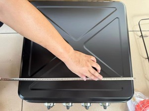 European Style 4-Burner L.P.<strong>G</strong>. <strong>Gas</strong> Cooktop Portable Hob with Automatic Ignition for Household &amp; Outdoor Camping Use - Product Image 2