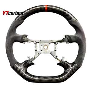 YTcarbon pour classe C <span class=keywords><strong>W203</strong></span> C230 C320 <span class=keywords><strong>C55</strong></span> <span class=keywords><strong>AMG</strong></span> accessoires intérieurs de voiture modifier le Style de course personnalisé volant en Fiber de carbone véritable - Product Image 2