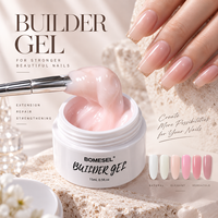 Gel Constructeur Professionnel pour Réparation d'Extensions d'Ongles et Modélisation 3D, Gel UV LED pour Ongles, Fournitures d'Onglerie en Gros, Marque Privée OEM