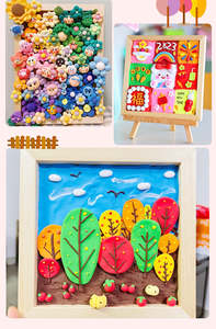 Marcos de Madera para Manualidades, Paneles de Madera sin Acabado para Pintar, para Arte y Manualidades, Alta Calidad - Product Image 6