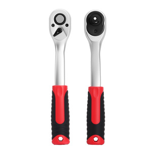 DZT <b>Ratchet</b> <b>Socket</b> Wrench 72-Tooth Metric Chromium Vanadium Steel Industrial Grade Two-Way Handle Tool - Product Image 1