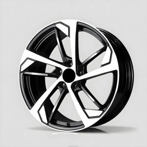 Nouvelles jantes en alliage d'aluminium forgées en deux parties, 18-21 pouces, 5 branches, trous RS3, finition noire, 5x120/112, pour <span class=keywords><strong>Audi</strong></span> SQ5 RS Q8 A4 B7 et Magotan - Product Image 1