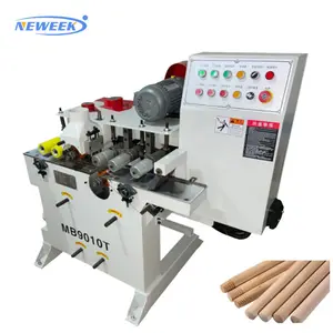 Neweek MB9010T China Fabricage Automatische Hout Bezem Handvat Molding Hout Ronde Stok Making Machine