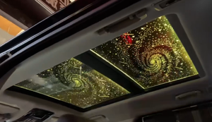 Claraboyas dobles, luz decorativa para <span class=keywords><strong>coche</strong></span>, Interior luz ambiental, techo solar panorámico, película Starlight, película de noche estrellada, <span class=keywords><strong>cambio</strong></span> de Color - Product Image 5
