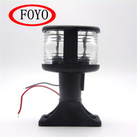 Lumière de mât arrière tout-terrain pour bateau Foyo Marine, pliable, 4 pouces, 12V LED pour bateau
