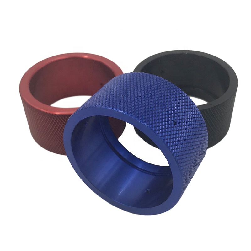 Металлические обрабатывающие поворотные детали, алюминиевая обрабатывающая ручка, рифленая фурнитура, индивидуальная обработка с ЧПУ, рифленая ручка из нержавеющей стали