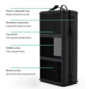 Free Sample Household Clothes <b>Storage</b> <b>Bag</b> Travel Breathable <b>Hanging</b> Closet Organizer Insert Foldable <b>Hanging</b> Wardrobe <b>Bag</b> - Product Image 5
