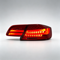 LUMICETUS pour E92 E93 – Ensemble de feux arrière LED avec clignotants séquentiels et feux stop, lentille rouge/fumée, Plug & Play 12V