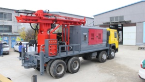 Vrachtwagen Gemonteerd Boorgat Roterende Boorinstallatie Waterputboormachine Met Luchtcompressor Pomp Motor-Kerncomponenten - Product Image 5