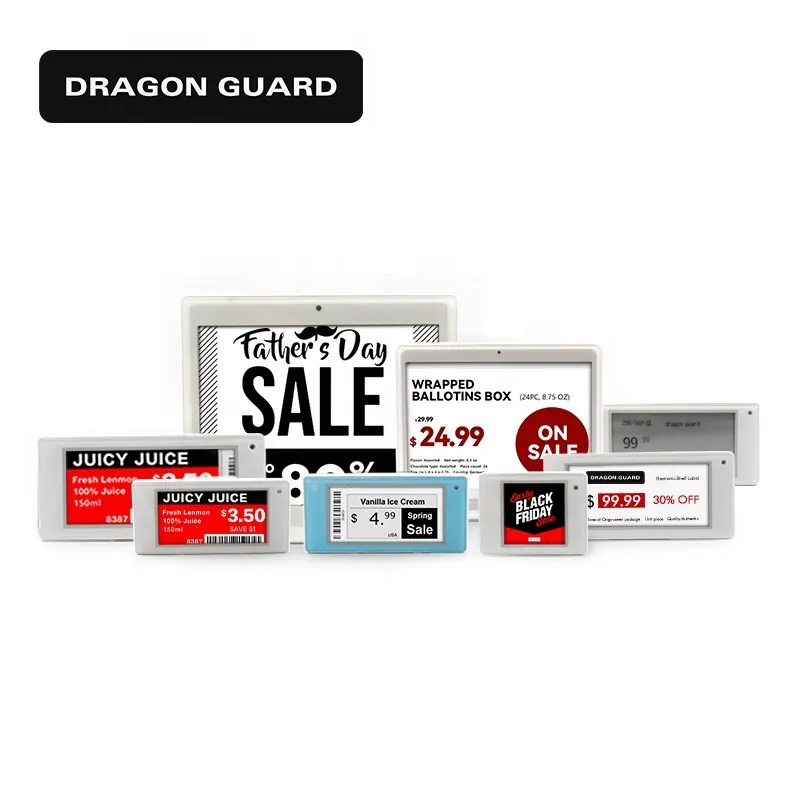 DRAGON GUARD ป้ายราคาดิจิตอล ESL,ฉลากอิเล็กทรอนิกส์ ESL