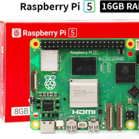 Raspberry Pi 5B Original en Stock, 1G/2G/4G/8GB/16G, Placa de Desarrollo Raspberry Pi 5, Kit LINUX, Programación IA, Placa Base de 16GB -Tom Mejor Precio
