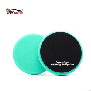 CARROAD Tampon de polissage en mousse rotatif plat vert de 6 pouces, tampon de polissage durable en mousse actionnée, éponge de polissage pour polisseuse de voiture - Product Image 1