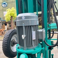 Foreuse électrique portable Dolphin Factory de petite taille pour puits profonds avec moteur, profondeur de forage 150m