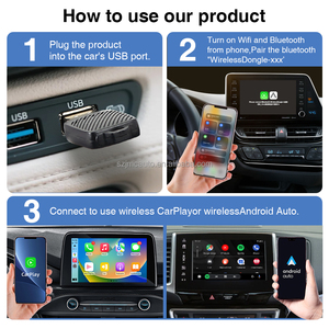 <span class=keywords><strong>Mini</strong></span> Dongle USB Sans Fil 2-<span class=keywords><strong>en</strong></span>-1 JMC CarPlay et Android Auto avec Contrôle au Volant et Appel BT pour Voiture <span class=keywords><strong>Golf</strong></span> Skoda - Product Image 4