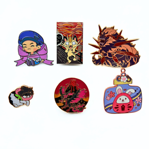 เข็มกลัดเคลือบเงาลายสิงโตฟรีเมสันแบบกำหนดเองสำหรับเลสเบี้ยน ลายกากบาท ลายเครื่องบิน ลายฟุตบอลโลก ลายดาวฟุตบอล และลายดอกไม้ - Product Image 3