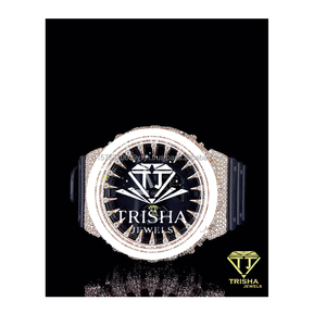 Montre de luxe ultime en moissanite VVS audacieuse, en argent sterling 925, style hip-hop, pour homme, en vente directe d'usine - Product Image 1