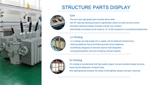 Transformateurs MV/HV 110 kV, transformateur de puissance industriel, <span class=keywords><strong>2</strong></span> enroulements, transformateur de puissance triphasé - Product Image 5