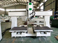 Routeur de travail du bois 4 axes pour PLC Syntec avec broche de 9,0 kW pour chaises en contreplaqué courbé et fabrication de moules 3D