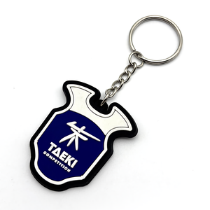 Porte-clés en silicone souple, nouveau design, logo de marque de moto ou de voiture, lettres personnalisées, PVC souple, pour promotion commerciale - Product Image 2